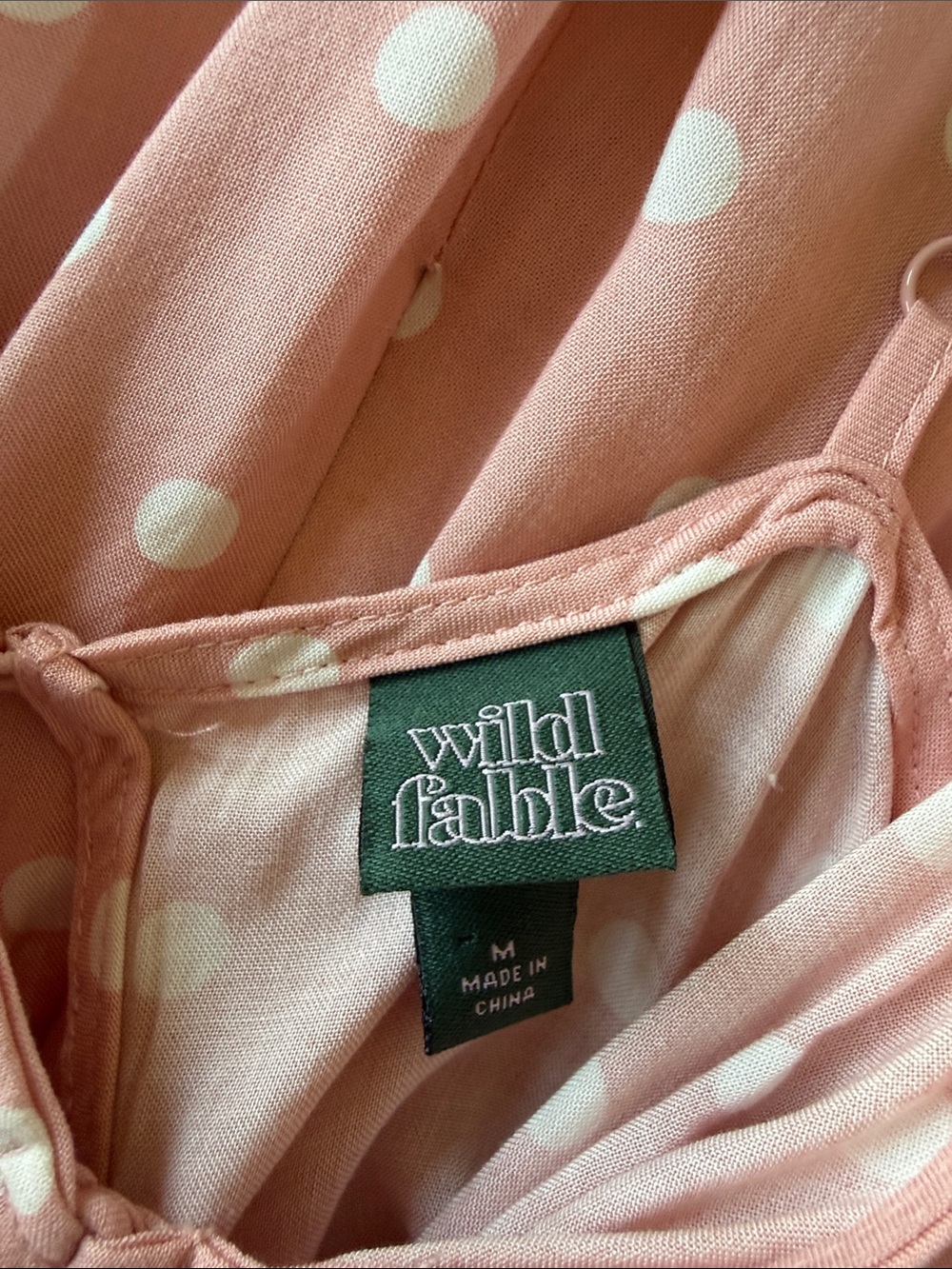 Wild Fable PinkPolka Dot Spaghetti Strap Jumpsuit - Picture 2 of 6